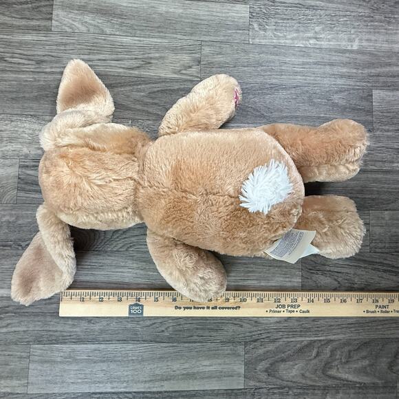 Build-A-Bear Tan Bunny Rabbit Pink Ears Nose Plush Stuffed Animal Toy - Picture 4 of 4